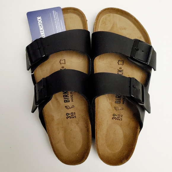 New Birkenstock Arizona Black Sandals - Picture 3 of 7